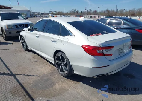2019 Honda Accord Sport from USA, damaged, VIN 1HGCV1F38KA106877